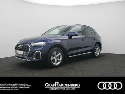 Gebraucht Audi Q5 S-Line 204 PS (150 kW) 2022 Navarrablau metallic SUV