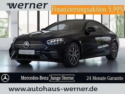 Gebraucht Mercedes E300 AMG line 259 PS (190 kW) 2021 Unilack schwarz uni Coupé