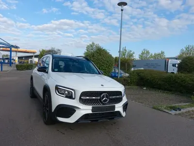 Brugt Mercedes GLB220 AMG line 190 HK (139 kW) 2021 Hvid SUV