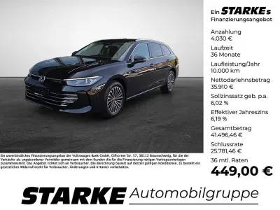 Gebraucht VW Passat Elegance 150 PS (110 kW) 2025 Schwarz (grenadillschwarz metallic) Kombi