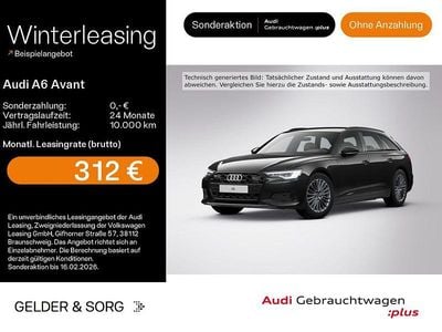 Mythosschwarz metallic Gebraucht 2025 Audi A6 Advanced Kombi | 46.280 € (Superpreis)