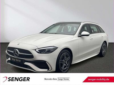 Gebraucht Mercedes C200 AMG 204 PS (150 kW) 2025 Unilack polarweiß Kombi