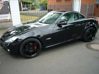 Gebraucht Mercedes SLK200 2LOOK Edition 184 PS (135 kW) 2009 Schwarz Cabrio