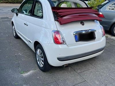 Usata Fiat 500C 70 CV (51 kW) 2014 Bianco Cabrio
