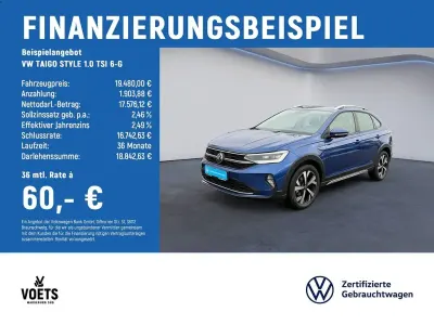 Gebraucht VW Taigo Style 116 PS (85 kW) 2024 Blau SUV