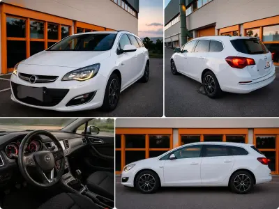 Gebraucht Opel Astra Eco 110 PS (80 kW) 2014 Weiß Kombi