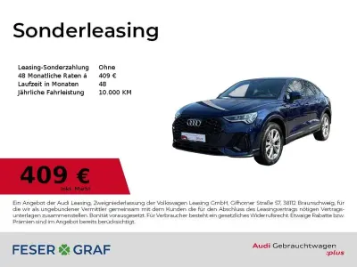 Gebraucht Audi Q3 Sportback S-Line 150 PS (110 kW) 2025 Navarrablau metallic SUV