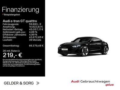 Mythosschwarz metallic Gebraucht 2023 Audi e-tron GT quattro Sport Limousine | 59.880 € (Fairer Preis)