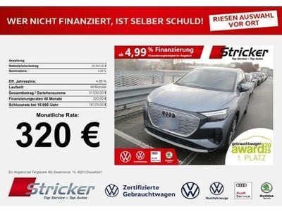 Gebraucht Audi e-tron 150 kW (204 PS) 2022 Geysirblau metallic (metallic) SUV