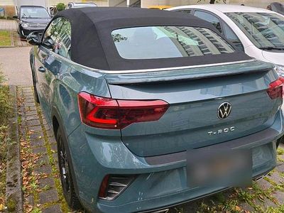 Gebraucht VW T-Roc Cabriolet R-line 150 PS (110 kW) 2022 Grün Cabrio