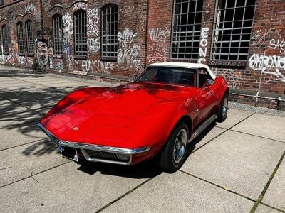 Second-hand Corvette C3 300 CP (220 kW) 1970 Roșu Cabrio