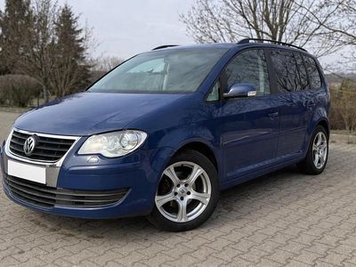 Gebraucht VW Touran 140 PS (102 kW) 2008 Blau Van / Kleinbus