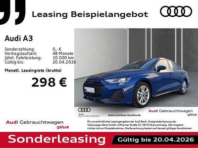 Gebraucht Audi A3 S-Line 116 PS (85 kW) 2025 Blau Limousine