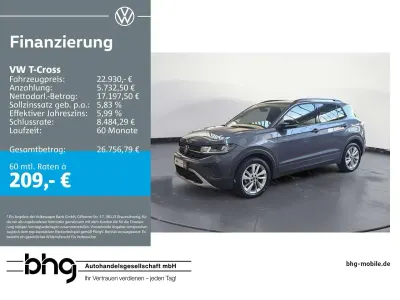 Gebraucht VW T-Cross Life 116 PS (85 kW) 2025 Rauchgrau metallic SUV