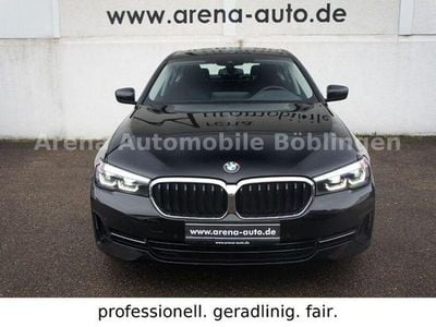 Gebraucht BMW 520 Sport Line 184 PS (135 kW) 2021 Schwarz ii/bonnet fluid black Limousine