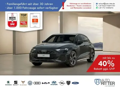 Neu Audi A3 S-Line 150 PS (110 kW) 2025 Mythosschwarz metallic Limousine