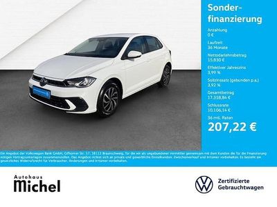 Gebraucht VW Polo Life 95 PS (69 kW) 2022 Weiß Kleinwagen