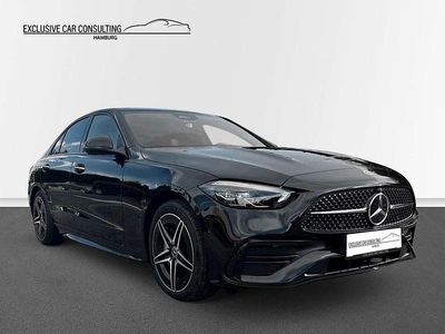 Schwarz Gebraucht 2023 Mercedes C300e AMG line Limousine | 45.990 € (Teuer)