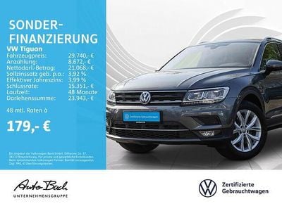 Gebraucht VW Tiguan Highline 190 PS (139 kW) 2020 Grau (indiumgrau metallic) SUV
