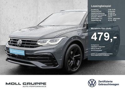 Delfingrau (metallic) Gebraucht 2022 VW Tiguan R-line SUV | 33.950 € (Guter Preis)