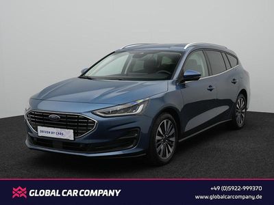 Chromablau metallic Gebraucht 2024 Ford Focus Titanium X Kombi | 19.950 € (Superpreis)