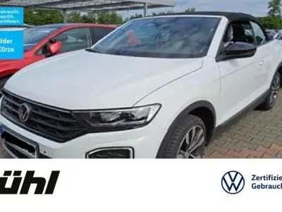 Gebraucht VW T-Roc Cabriolet Beats 150 PS (110 kW) 2021 Weiß Cabrio