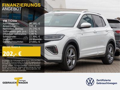 Gebraucht VW T-Cross IQ Drive 150 PS (110 kW) 2024 Weiß SUV