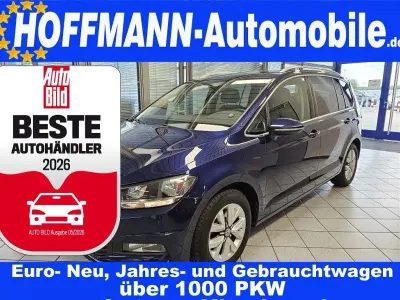 Usata VW Touran Comfortline 110 CV (80 kW) 2016 Blu Monovolume