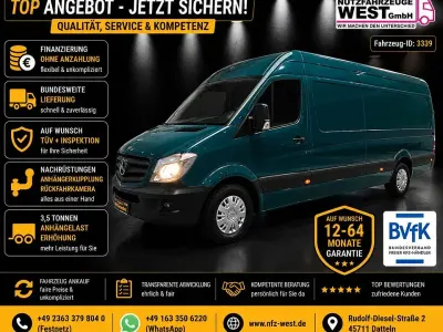 Używany Mercedes Sprinter 163 KM (119 kW) 2018 Zielony Van