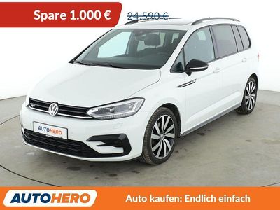 Gebraucht VW Touran Highline 150 PS (110 kW) 2019 Weiß Van / Kleinbus