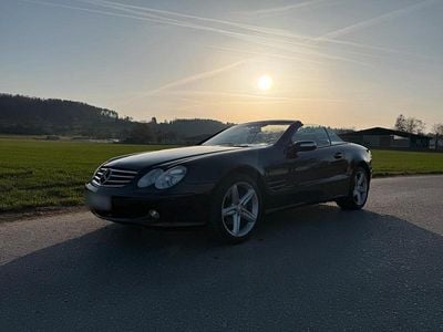 Usata Mercedes SL350 245 CV (180 kW) 2005 Nero Cabrio