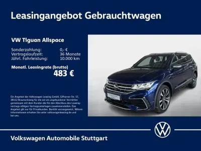 Gebraucht VW Tiguan Allspace R-line 245 PS (180 kW) 2024 Blau SUV