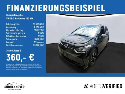 Gebraucht VW ID.3 Pro 150 kW (204 PS) 2024 Schwarz Kleinwagen