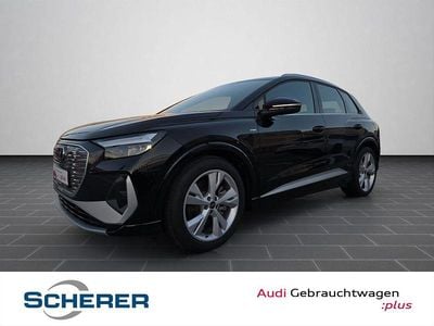 Mythosschwarz metallic (metallic) Gebraucht 2022 Audi Q4 e-tron Ambiente SUV | 30.849 € (Guter Preis)