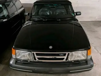 Gebraucht Saab 900 Cabriolet 160 PS (117 kW) 1989 Schwarz Cabrio