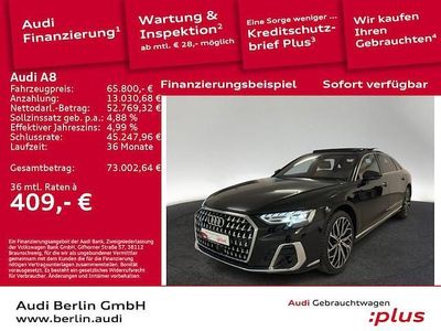Gebraucht Audi A8L Ambiente 286 PS (210 kW) 2023 Mythosschwarz metallic Limousine