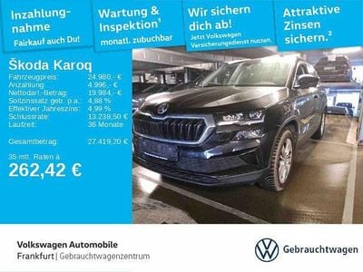 Gebraucht Skoda Karoq Style 150 PS (110 kW) 2022 Schwarz SUV