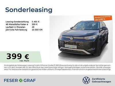 Gebraucht VW Tayron Life 193 PS (141 kW) 2025 Grenadillschwarz metallic SUV