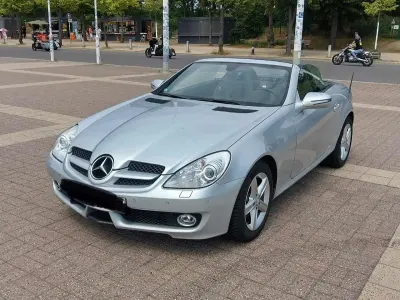 Gebraucht Mercedes SLK200 184 PS (135 kW) 2010 Silber Cabrio