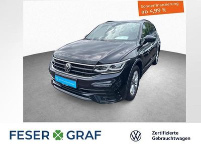 Gebraucht VW Tiguan Allspace R-line 193 PS (141 kW) 2024 Deep black perleffekt SUV
