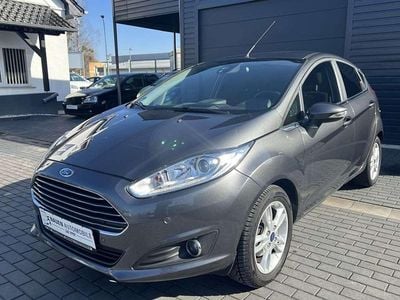 Gebraucht Ford Fiesta Titanium 101 PS (74 kW) 2017 Silber/grau (metallic) Kleinwagen