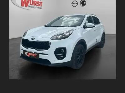 Gebraucht Kia Sportage DREAM-TEAM Edition 132 PS (97 kW) 2018 Wd) carraraweiss (weiss SUV