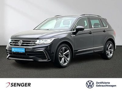 Gebraucht VW Tiguan R-line 150 PS (110 kW) 2022 Schwarz SUV