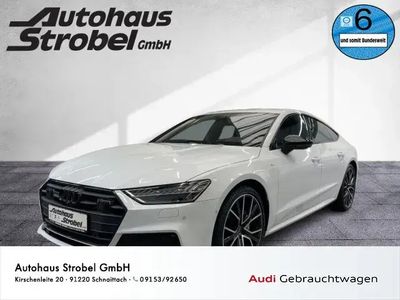Gebraucht Audi A7 Sportback S-Line 245 PS (180 kW) 2021 Gletscherweiß metallic (metallic) Kleinwagen