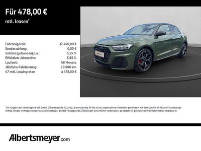 Distriktgrün metallic Neu 2025 Audi A1 Sportback S-Line Kleinwagen | 36.990 € (Fairer Preis)