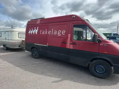 Gebraucht VW LT 110 PS (80 kW) 2001 Rot Van / Kleinbus