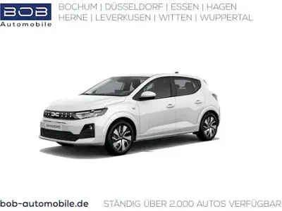 Neu Dacia Sandero Expression 122 PS (89 kW) 2026 Weiß Limousine