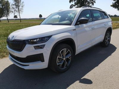 gebraucht Skoda Kodiaq 2.0 TSI Sportline DSG 4x4 7 Sitzer Matrix Pano