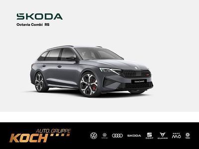 Neu Skoda Octavia RS 266 PS (195 kW) 2025 Graphitegrau metallic Kombi