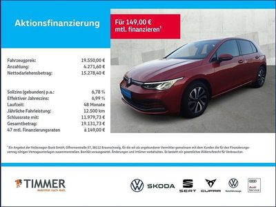 Gebraucht VW Golf VIII Active 131 PS (96 kW) 2022 Kings red metallic Limousine